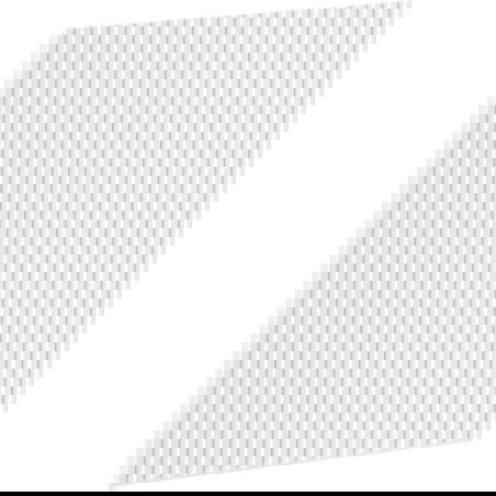 Mexen Rivel přední rýhovaný k tělu skříňky do koupelny 40 x 43,5 cm, bílý mat - 91A21-0400-470-1-01