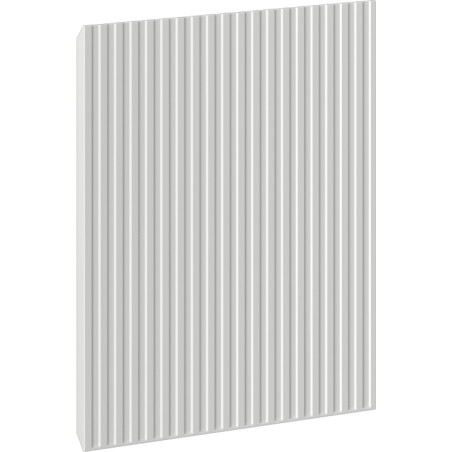 Mexen Rivel přední část s rýhami pro korpus skříňky na nádobí 40 x 43,5 cm, šedý mat - 91A21-0400-470-1-62