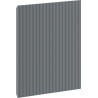 Mexen Rivel přední panel s drážkami pro korpus koupelnové skříňky 30 x 43,5 cm, grafit mat - 91A21-0300-470-1-66