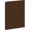 Mexen Rivel čelní strana s drážkováním pro korpus koupelnové skříňky 45 x 43,5 cm, ořech - 91A21-0450-470-1-86