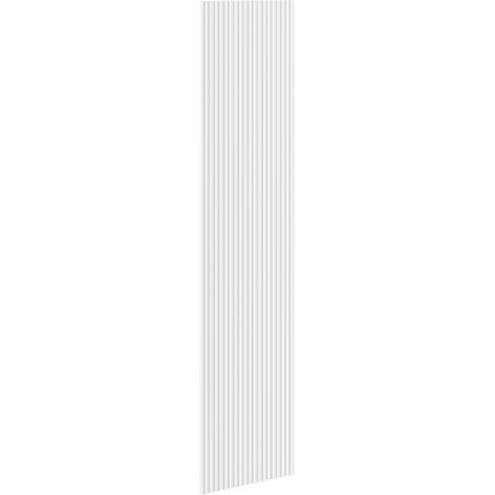Mexen Rivel přední část s drážkami k tělu skříňky do koupelny 35 x 160 cm (1 ks), bílý mat - 91A21-1600-300-1-01