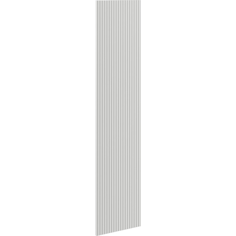 Mexen Rivel čelo žebrované pro korpus koupelnové skříňky 35 x 160 cm, šedý mat - 91A21-1600-300-1-62