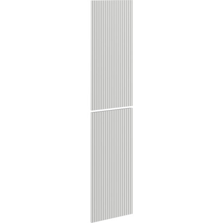 Mexen Rivel přední panel s drážkami pro skříňku do koupelny 35 x 80 cm (2 ks), šedý mat - 91A21-1600-300-2-62