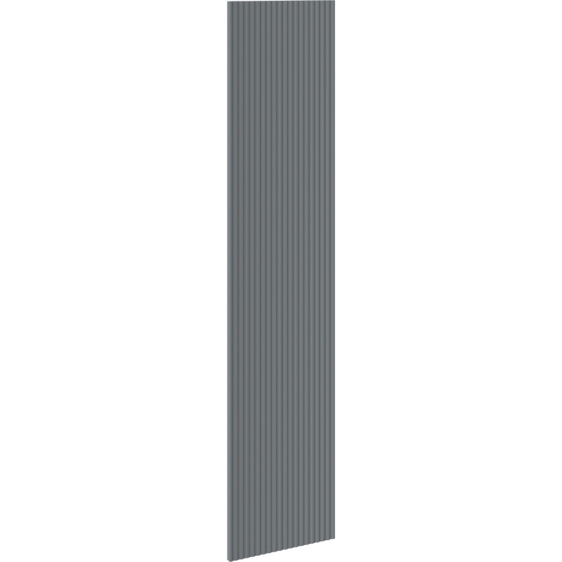 Mexen Rivel čelní panel s rýhovaným vzorem pro korpus koupelnové skříňky 35 x 160 cm, grafit mat - 91A21-1600-300-1-66