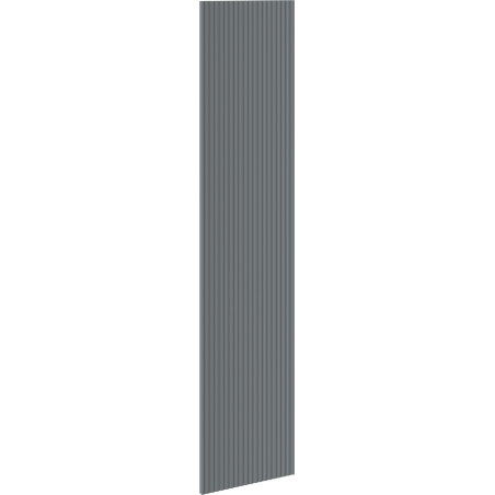 Mexen Rivel čelní panel s rýhovaným vzorem pro korpus koupelnové skříňky 35 x 160 cm, grafit mat - 91A21-1600-300-1-66