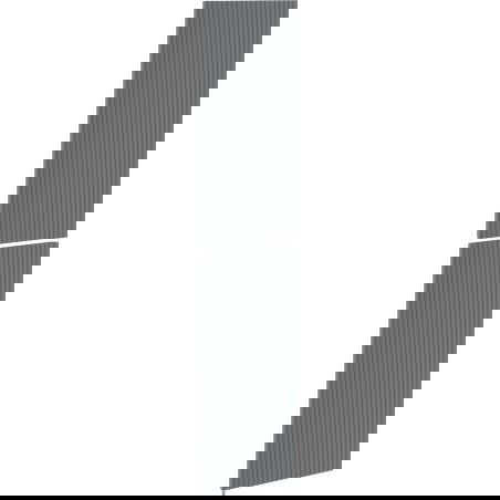 Mexen Rivel čelo ryhované do korpusu koupelnové skříňky 35 x 80 cm (2 ks), grafit mat - 91A21-1600-300-2-66