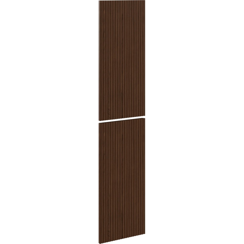 Mexen Rivel přední část s drážkami pro korpus koupelnové skříňky 35 x 80 cm (2 ks), ořech - 91A21-1600-300-2-86