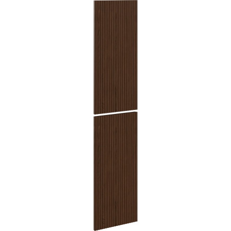 Mexen Rivel přední část s drážkami pro korpus koupelnové skříňky 35 x 80 cm (2 ks), ořech - 91A21-1600-300-2-86
