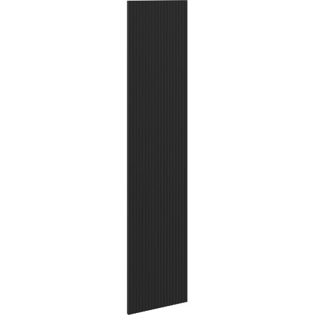 Mexen Rivel přední strana s drážkami k tělu koupelnové skřínky 35 x 160 cm, černý mat - 91A21-1600-300-1-71