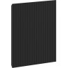 Mexen Rivel čelo s rýhováním pro korpus skříňky 40 x 43,5 cm, černý mat - 91A21-0400-470-1-71