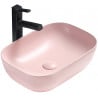 Mexen Rita umyvadlo na desku 45 x 32 cm, růžová mat - 21084544