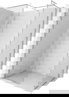 Mexen Kioto-F sprchová stěna Walk-in s rámem 120 x 105 cm, transparentní 8 mm, chrom - 800-120-202-04-00-105