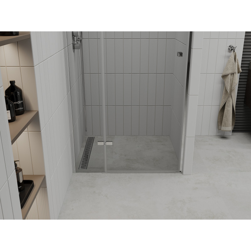 Mexen Roma sprchové dveře výklopné 80 cm, transparentní, chrom - 854-080-000-01-00