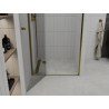 Mexen Roma dvoukřídlové sprchové dveře 90 cm, průhledné, zlaté - 854-090-000-50-00