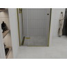 Mexen Roma sprchové dveře sklápěcí 110 cm, transparentní, zlaté - 854-110-000-50-00