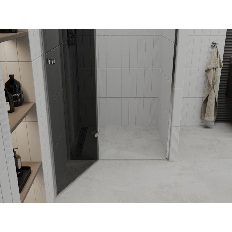 Mexen Roma sprchové dveře otočné 110 cm, grafit, chrom - 854-110-000-01-40
