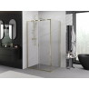 Mexen Exo-S posuvná sprchová kabina 95 x 70 cm, transparentní, zlatá - 8151-095-070-50-00