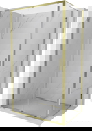 Mexen Exo posuvná sprchová kabina 110 x 70 cm, transparentní, zlatá - 8151-110-070-50-00