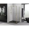 Mexen Exo-R sklopná sprchová kabina 140 x 95 cm, průhledná, zlatá - 819-140-095-50-00