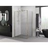 Mexen Exo-R sklopná sprchová kabina 140 x 95 cm, průhledná, zlatá - 819-140-095-50-00