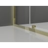 Mexen Exo-R sklopná sprchová kabina 140 x 95 cm, průhledná, zlatá - 819-140-095-50-00