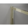 Mexen Exo-R sprchový kout s otevíráním 135 x 100 cm, transparentní, zlatý - 819-135-100-50-00