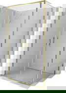 Mexen Exo sprchový kout otočný 100 x 80 cm, transparentní, zlatý - 8182-100-080-50-00