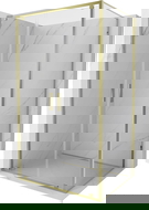 Mexen Exo sprchová kabina otevírací 80 x 95 cm, transparentní, zlatá - 8182-080-095-50-00