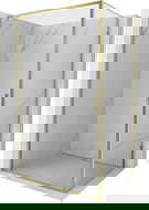 Mexen Exo sprchový kout s otvíracími dveřmi 80 x 95 cm, transparentní, zlatý - 8181-080-095-50-00