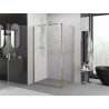 Mexen Exo-B sprchový kout sklápěcí 70 x 95 cm, transparentní, zlatý - 817-070-095-50-00