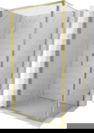 Mexen Exo skládací sprchový kout 95 x 80 cm, transparentní, zlatý - 816-095-080-50-00