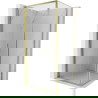 Mexen Exo skládací sprchový kout 85 x 85 cm, čirý, zlatý - 816-085-085-50-00