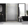 Mexen Exo-S posuvné sprchové dveře 130 cm, průhledné, zlaté - 8151-130-000-50-00