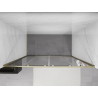 Mexen Exo-S Duo dvoukřídlé posuvné sprchové dveře 170 cm, transparentní, zlaté - 8152-170-000-50-00