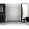 Mexen Exo-S Duo dvojité shrnovací sprchové dveře 180 cm, transparentní, zlaté - 8152-180-000-50-00