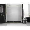 Mexen Exo-S Duo sprchové dveře dvojité posuvné 190 cm, transparentní, zlaté - 8152-190-000-50-00