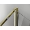 Mexen Exo skládací sprchové dveře 65 cm, transparentní, zlaté - 816-065-000-50-00