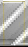 Mexen Exo skládací sprchové dveře 70 cm, transparentní, zlaté - 816-070-000-50-00