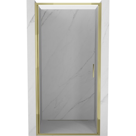 Mexen Exo-B sprchové dveře otočné 65 cm, transparentní, zlaté - 817-065-000-50-00