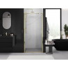 Mexen Exo-BR sprchové dveře otočné 80 cm, transparentní, zlaté - 8181-080-000-50-00