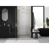 Mexen Exo-BR sprchové dveře sklopné 85 cm, transparentní, zlaté - 8181-085-000-50-00
