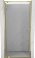 Mexen Exo-BR sprchové dveře otevírací 95 cm, transparentní, zlaté - 8181-095-000-50-00
