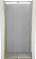 Mexen Exo-R sklopné sprchové dveře 110 cm, transparentní, zlaté - 819-110-000-50-00