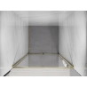 Mexen Exo-R sprchové dveře výklopné 125 cm, průhledné, zlaté - 819-125-000-50-00