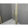 Mexen Exo-S posuvná sprchová kabina 135 x 80 cm, transparentní, zlatá - 8151-135-080-50-00