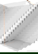 Mexen Kioto-X sprchová stěna Walk-in 70 x 200 cm, transparentní 10 mm, růžové zlato - 800-070-101-60-00-X