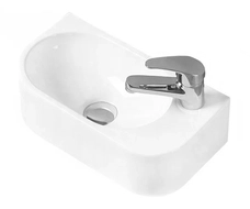 Mexen Viera umyvadlo na desku levé 40 x 21 cm, bílá - 21274000L