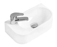 Mexen Viera umyvadlo na desku pravé 40 x 21 cm, bílá 21274000R