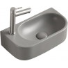 Mexen Viera pravé umyvadlo na desku 40 x 21 cm, světle šedý mat - 21274061R