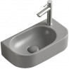Mexen Viera nádoba na umyvadlo levá 40 x 21 cm, světle šedá matná - 21274061L